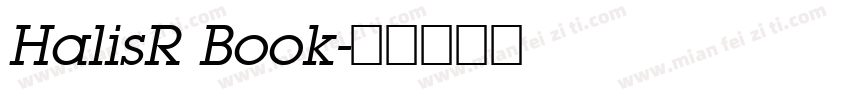 HalisR Book字体转换